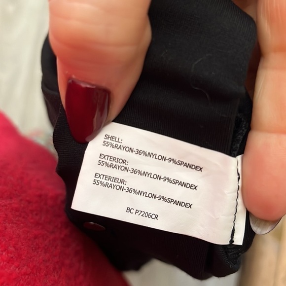 Insight Solid Black Leggings Pants Back Pockets Pull-On Size 2 Spandex - Picture 8 of 9